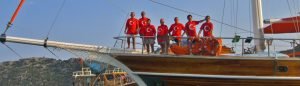 Crew of Kasapoğlu Gulet Yacht Turkey